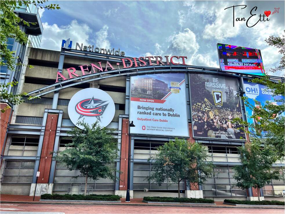 Nationwide Arena - Stadion des NHL Eishockey Teams Columbus Blue Jackets