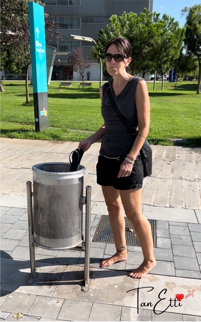 Entsorgung der alten Flip Flops