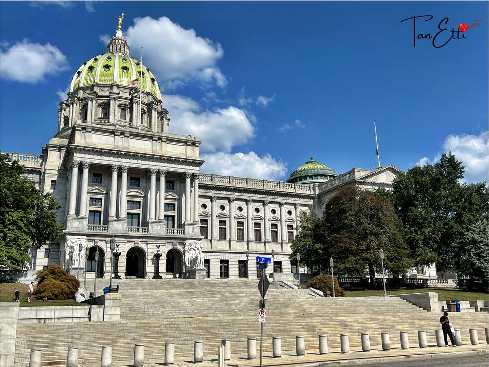 Harrisburg ist die Hauptstadt von Pennsylvania und nicht Pittsburgh