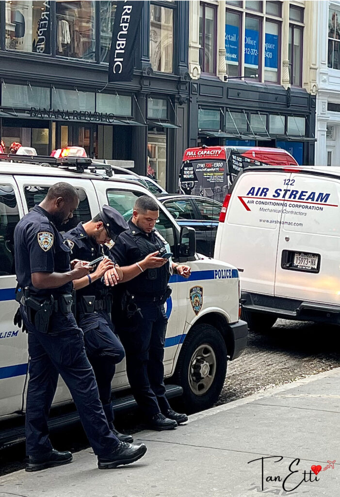Polizisten in Manhattan