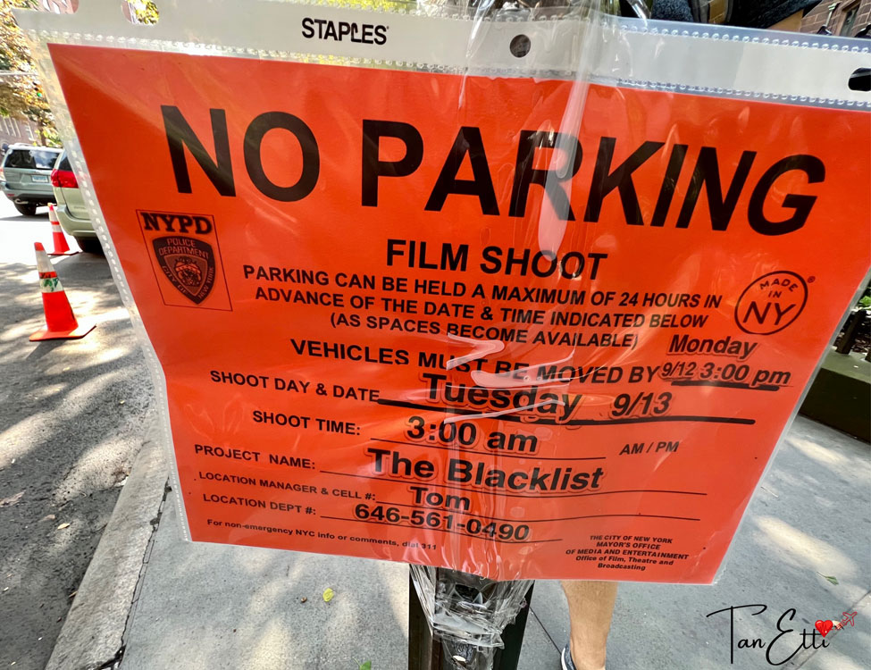 Plan Filmset Blacklist Manhattan - achtet euch, kann sehr interessant sein einmal dabei zu sein