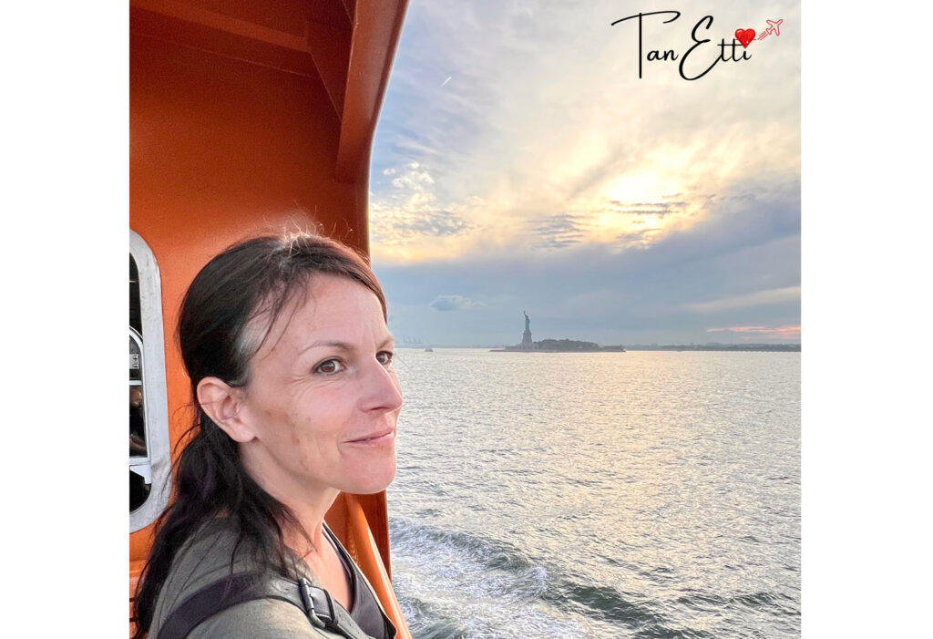 Rückfahrt bei der Freiheitsstatue