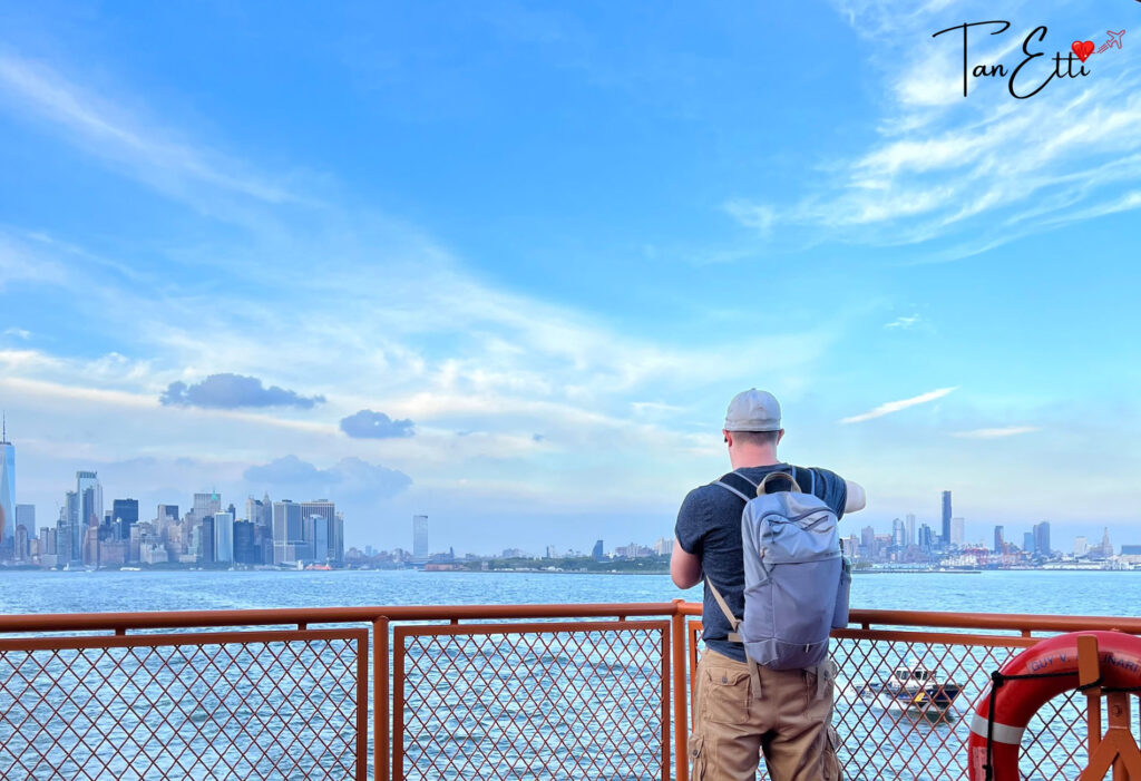 Rückfahrt mir Staten Island Ferry