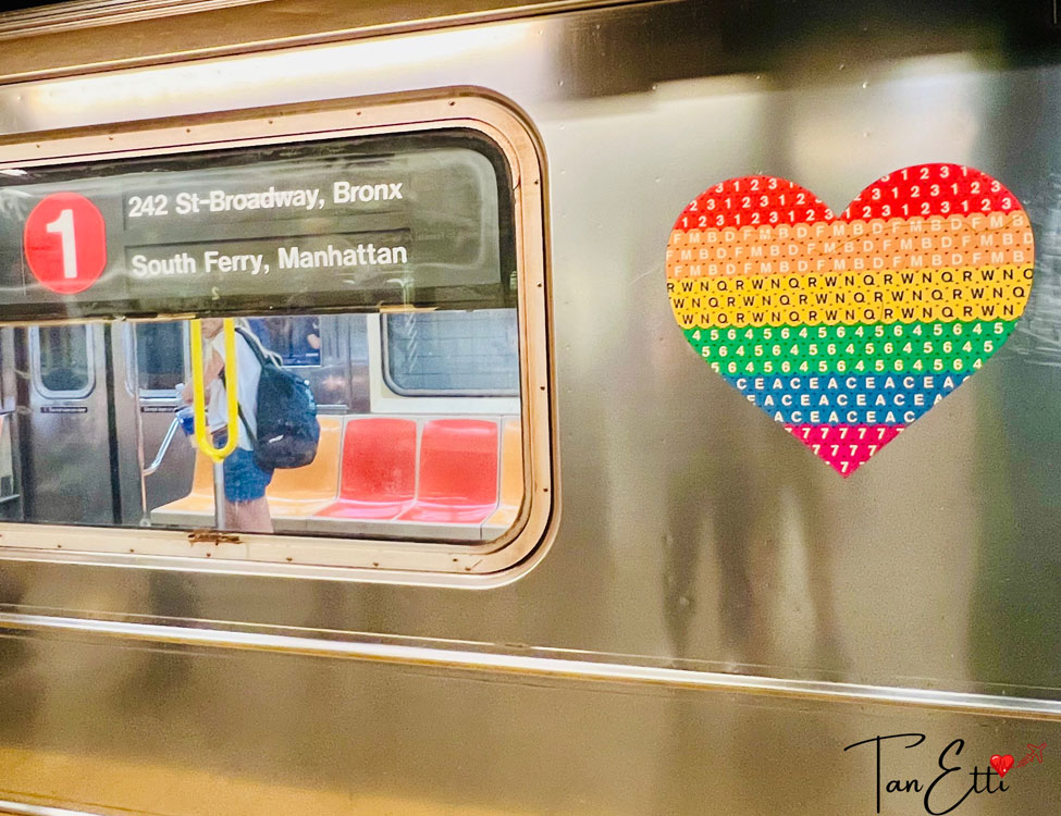 Subway Southferry LGBTQ Heart Manhattan
